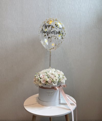 White Dream Rosey Box XL