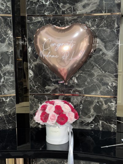 Pinkish Flower Box - S