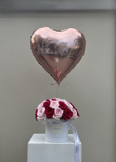 Pinkish Flower Box - S