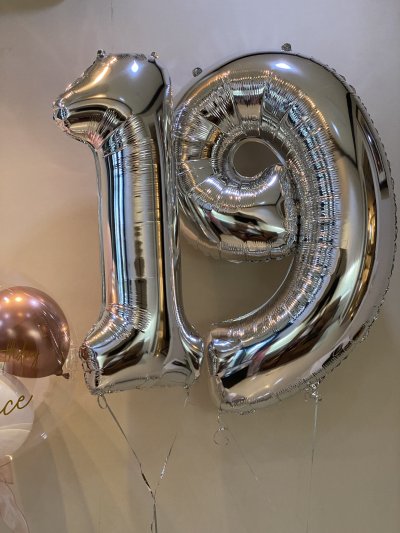 Pink Roses and White Laisanthus Birthday Set
