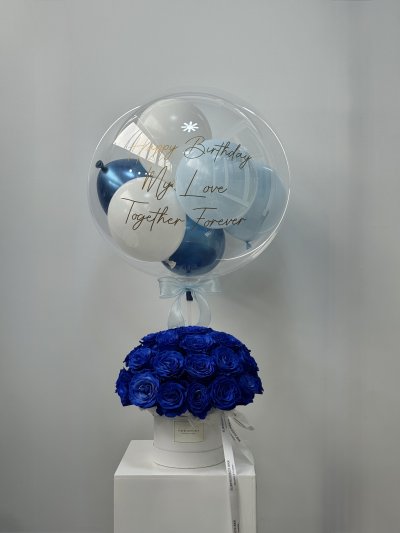 Ecuadorian Blue 30 Roses Box