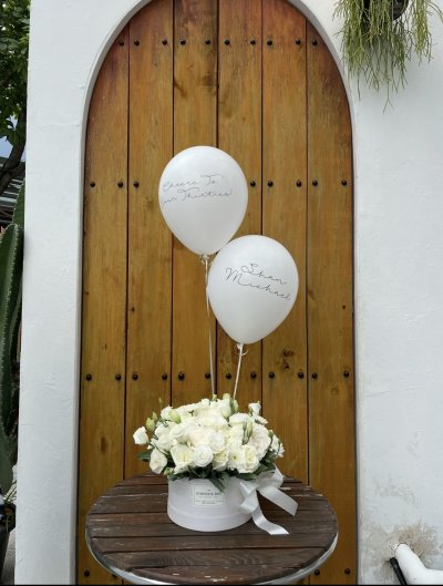 White Garden Box