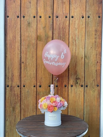 Colorful Mix Roses Box S