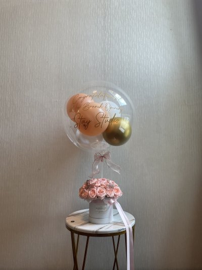 Peach Roses Box S