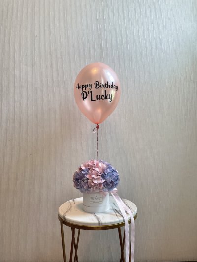 Pink Blue Hydrangea Box M
