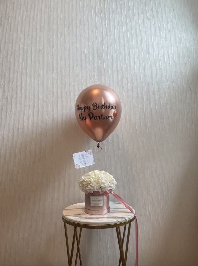 White Hydrangea Box S