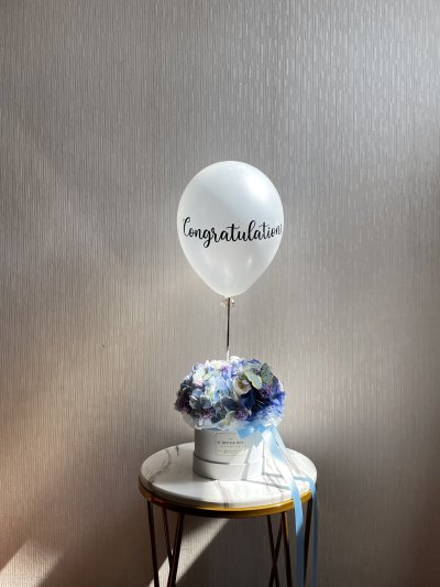 Shades of blue Hydrangea Box S