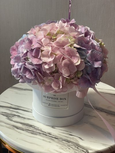 Pink Hydrangea Box S