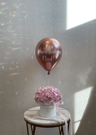 Pink Hydrangea Box S