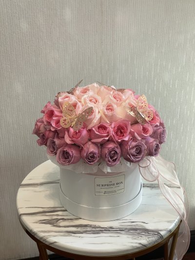 Ombre 50 Roses Box