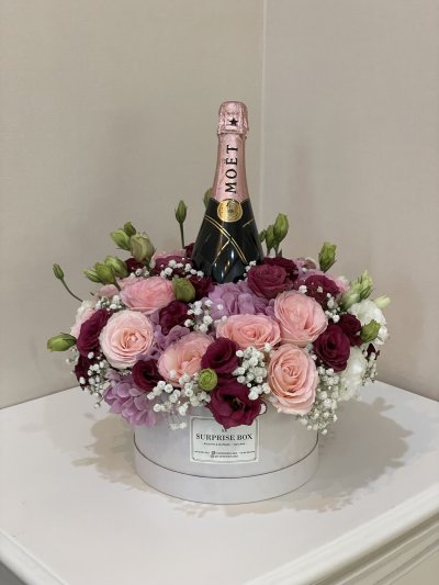 Luxury Purple Pink Bloom Box