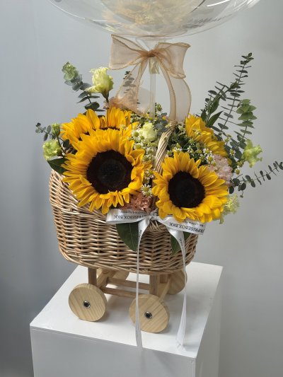 Sunshine Sunflower Baby Cradle