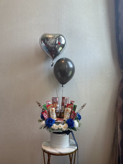 Blue Celebration Snacks Box