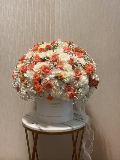 Orange Roses Cloud Box XXL