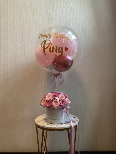 Pink Purple Rose Box M