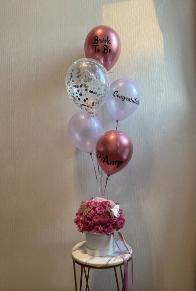 Purple Ombre 50 Roses Box