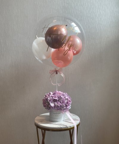 Pink Hydrangea Box S