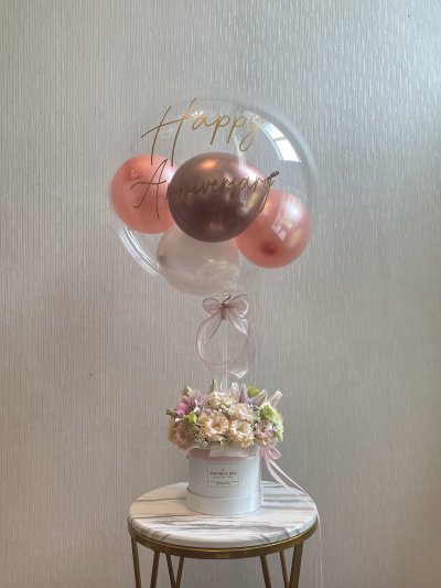 Blushing Peachy Lilies Box
