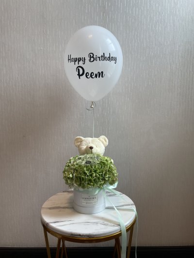 Green Hydrangea Box S