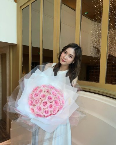30 Pink Roses Bouquet - S