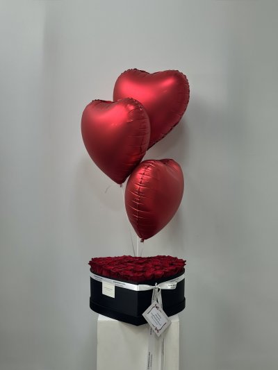 XXL Black Heart Box
