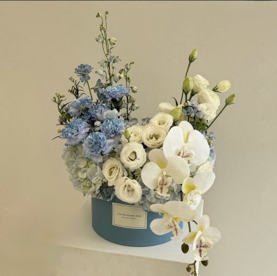 Mother's Day Blue Silk Promise Box