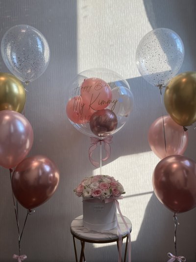 Baby Breath Blush Balloon Set