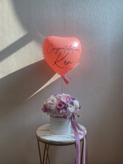 Lavender Purple Pink Blush Box