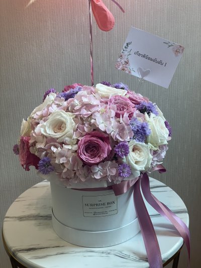Lavender Purple Pink Blush Box