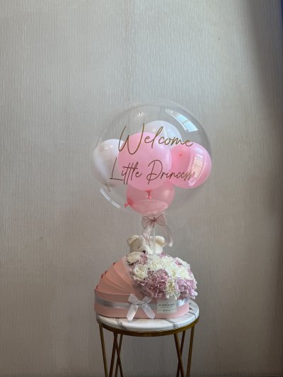 Pink HydraCarnation Baby Box