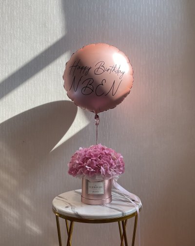 Pink Hydrangea Box S