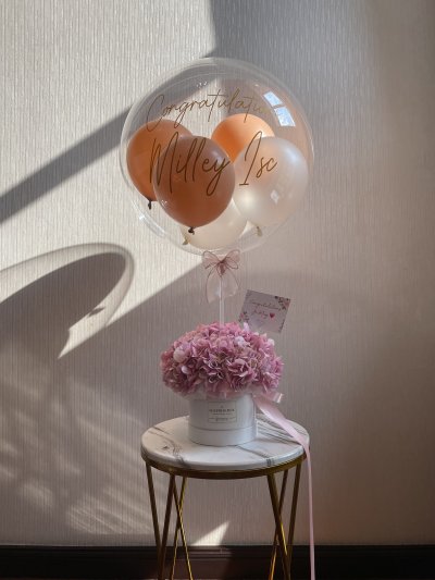 Pink Hydrangea Box S