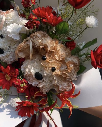 Fur Baby Bouquet DUO