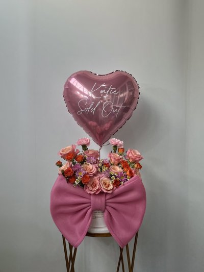 Pink Jumbo Bow Pop Box