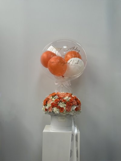 Orange White Themed Box L