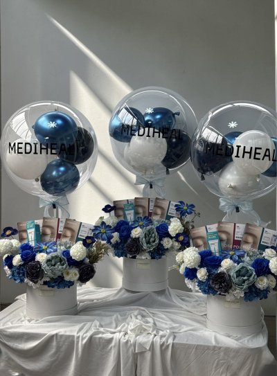 Blue Themed Gift Box For Mediheal