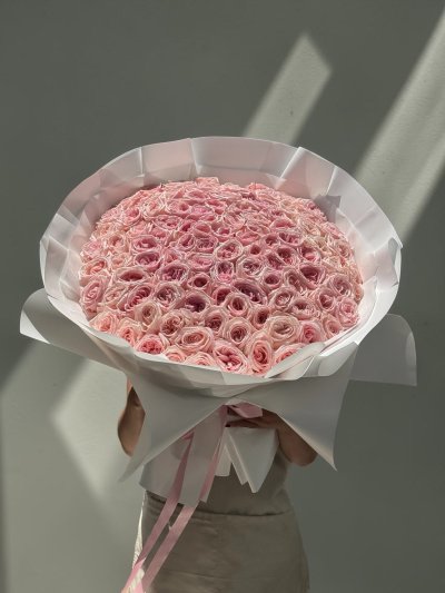 100 Blush Pink Roses