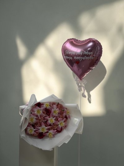 Pink Rosey Tulip Bouquet XL