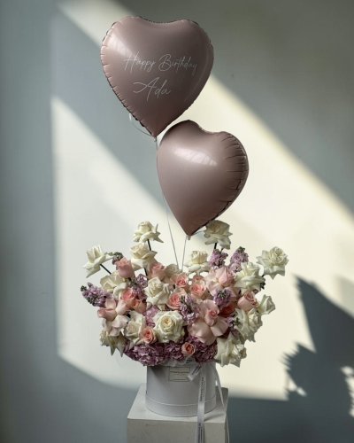 Blush HydraRose Sculpture Premium Box XL