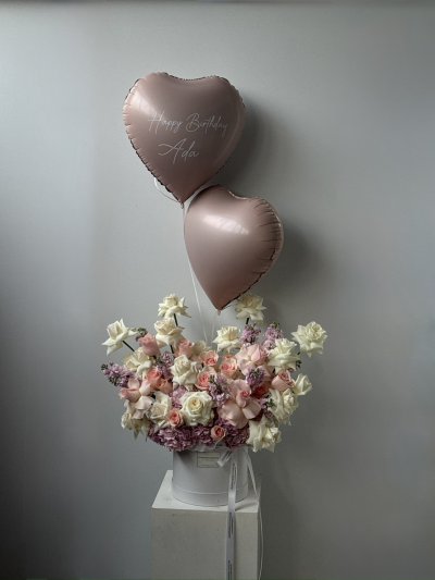 Blush HydraRose Sculpture Premium Box XL