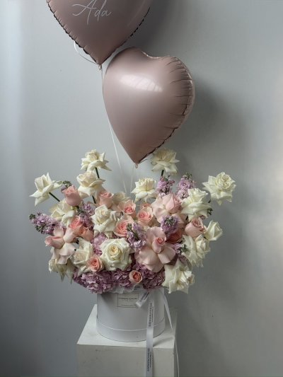Blush HydraRose Sculpture Premium Box XL