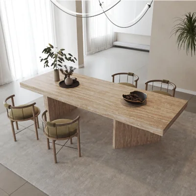 Mable Dining Table Square Thick Sharp Edge Mable Dining Table Square Thick Sharp Edge