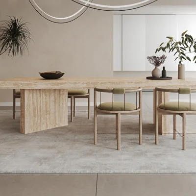 Mable Dining Table Square Thick Sharp Edge Mable Dining Table Square Thick Sharp Edge