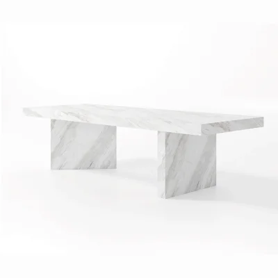 Mable Dining Table Square Thick Sharp Edge Mable Dining Table Square Thick Sharp Edge