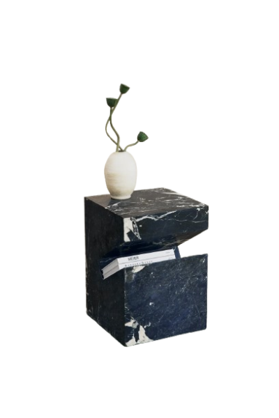 Mable Bedside Table Statued Organized Shaped Book Shelf Mable Bedside Table Statued Organized Shaped Book Shelf