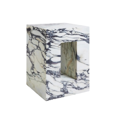 Mable Side Table Rectangle Hole Cuboid Table Mable Side Table Rectangle Hole Cuboid Table