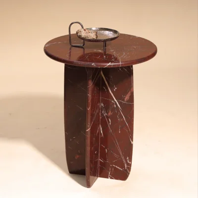 Mable Side Table Circilar Edge Oval Designed Mable Side Table Circilar Edge Oval Designed