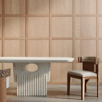 Mable Dining Table Hollow Elegante Designed