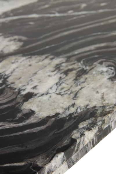 Marble Bedside and Coffee Table Circular Edge