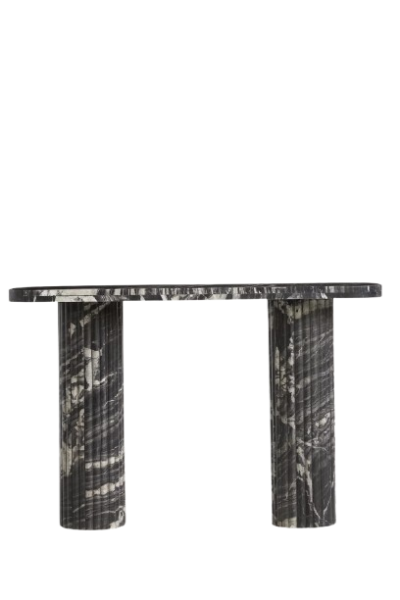 Marble Console Table Circular Edge Marble Console Table Circular Edge